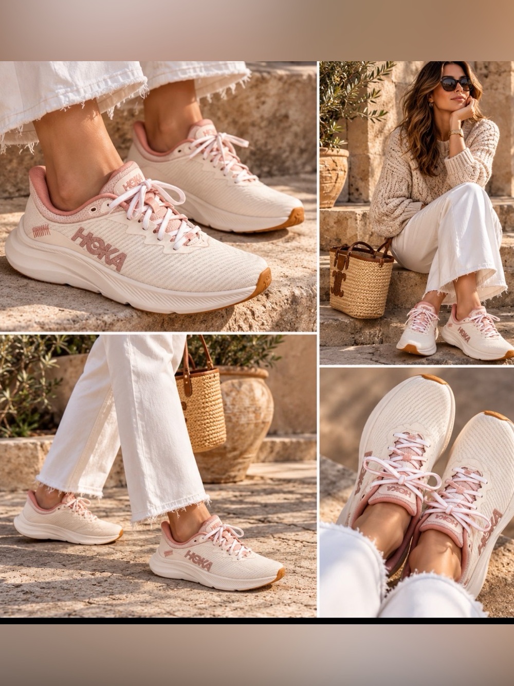 🔥HOKA Sz 11 Solimar Vanilla Sandstone CHIC!Price Firm!